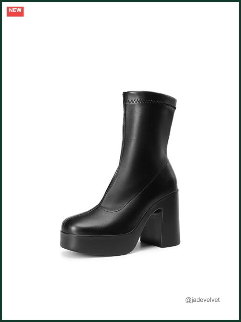 Women's Gogo Ankle Boots Platform Chunky Square Toe Y2K Style
